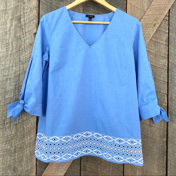 Talbots Tops - Talbots popover shirt with v-neck